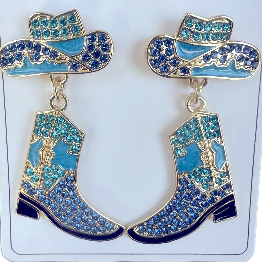 Rhinestone Cowgirl earrings